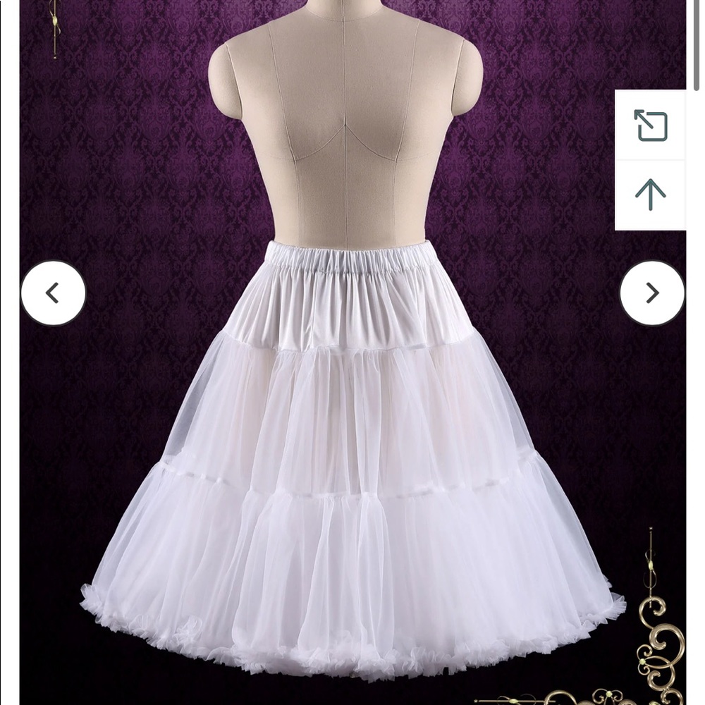 Ivory Short Tulle Petticoat